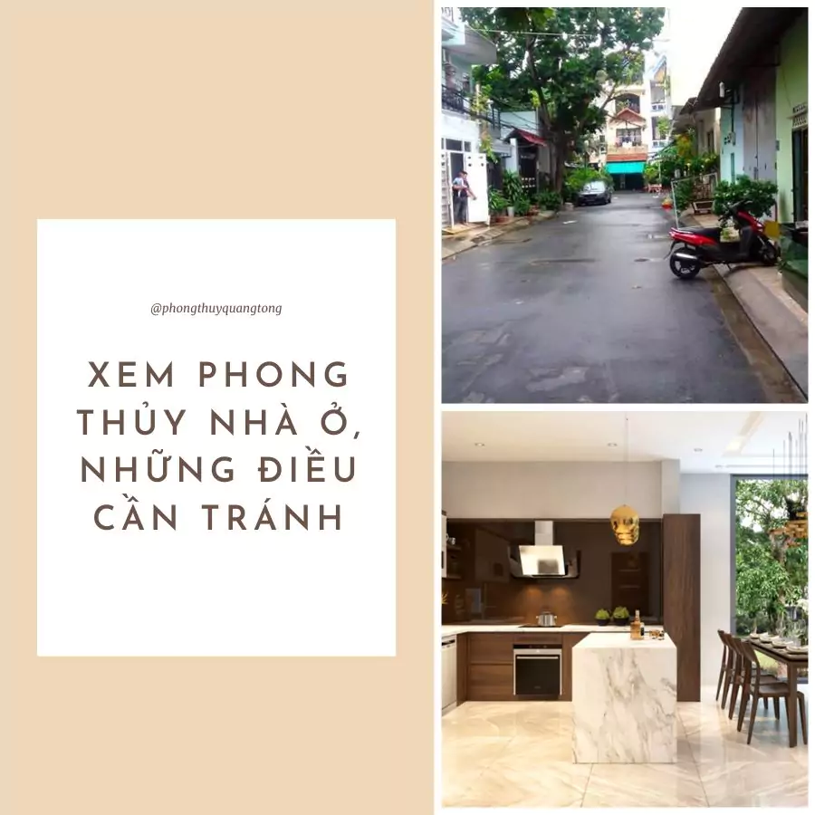 Xem phong thủy nhà ở, những điều cần tránh