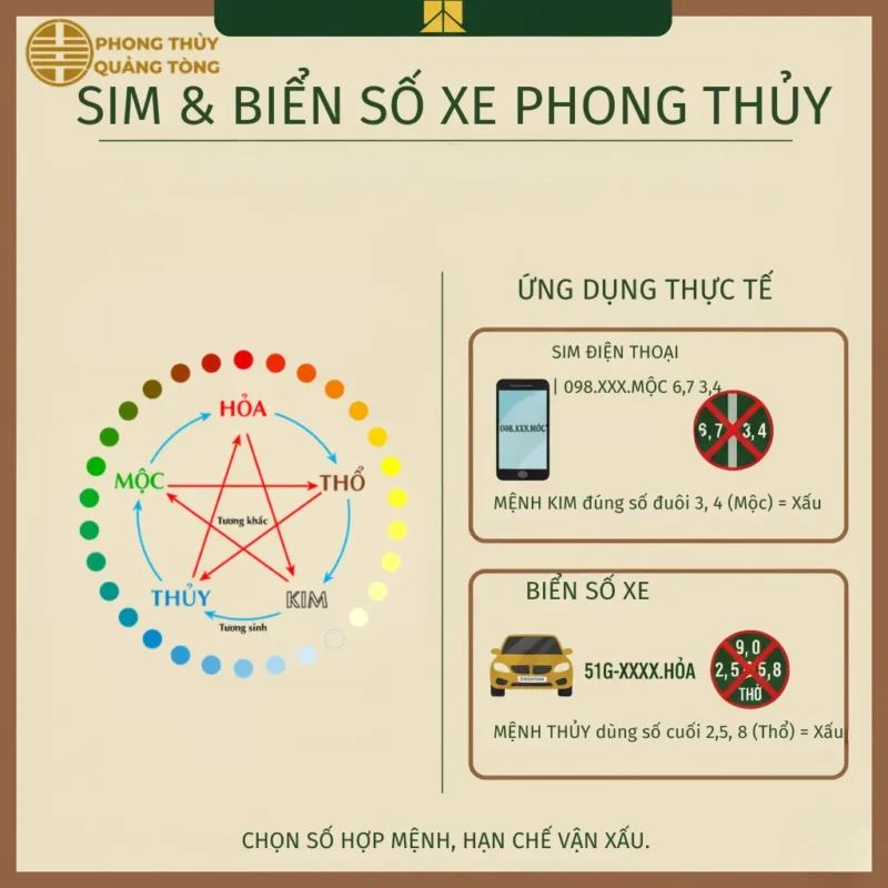 Ứng Dụng Ngũ Hành Tương Vũ, Tương Thừa Trong Đời Sống